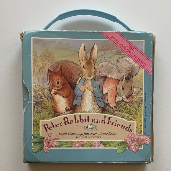 Peter Rabbit and Friends by Beatrix Potter - 8 Full-Color Sticker Books (Used*) - Picture 2 of 15